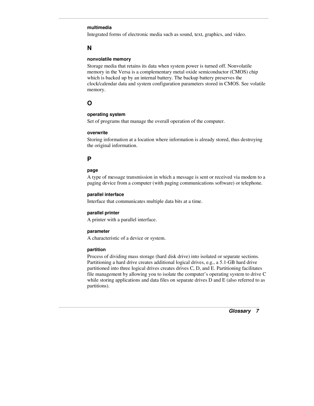 NEC VX manual Interface that communicates multiple data bits at a time 