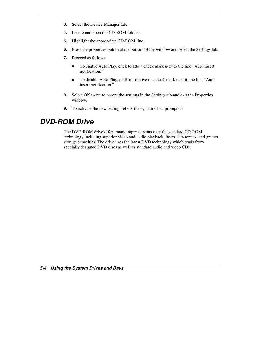 NEC VX manual DVD-ROM Drive 