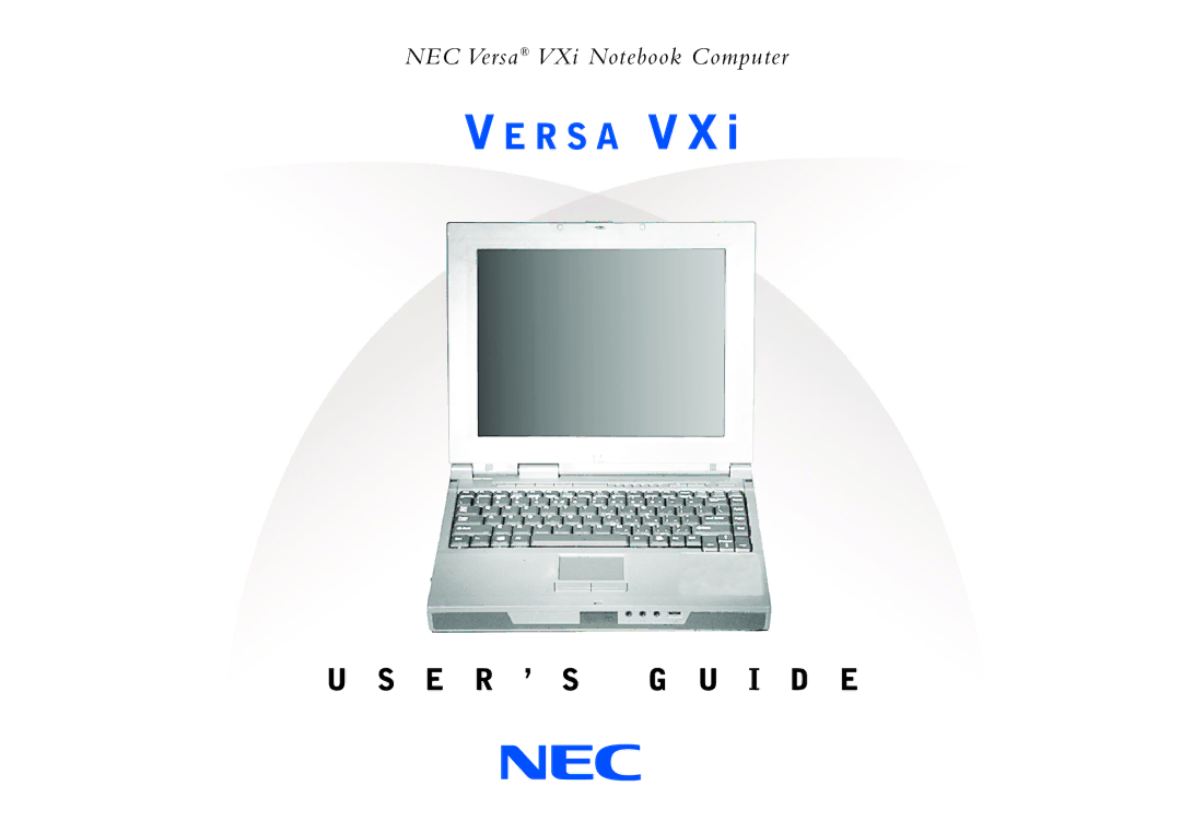 NEC VXi manual R S a V X 