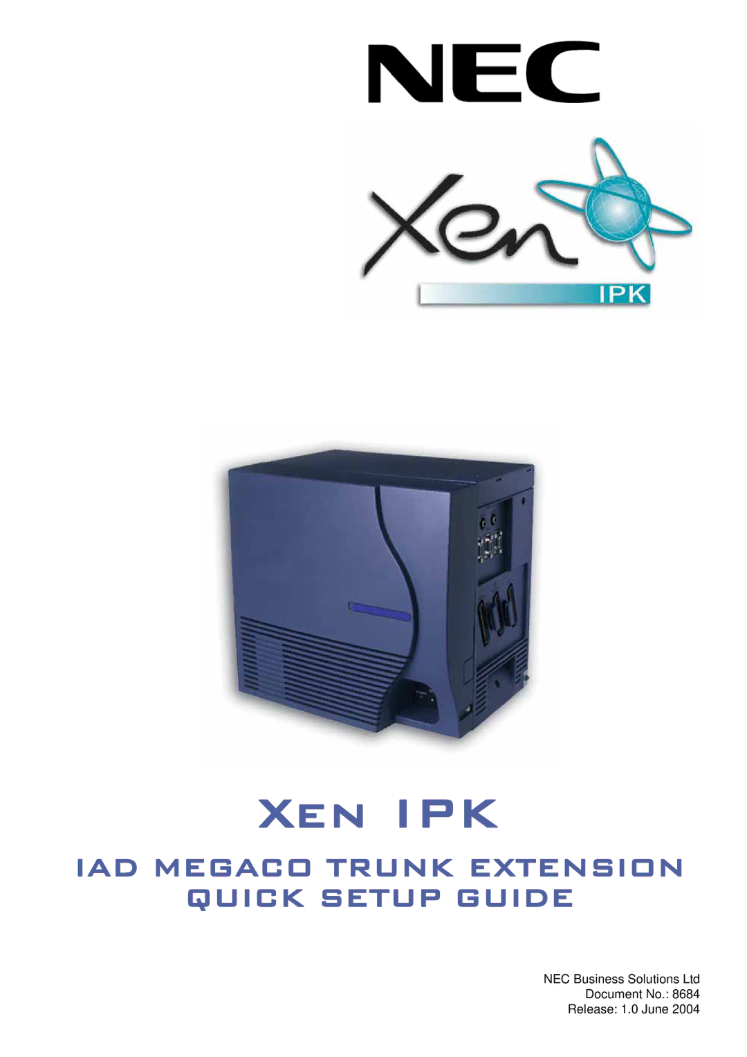 NEC XEN IPK setup guide Xen IPK 