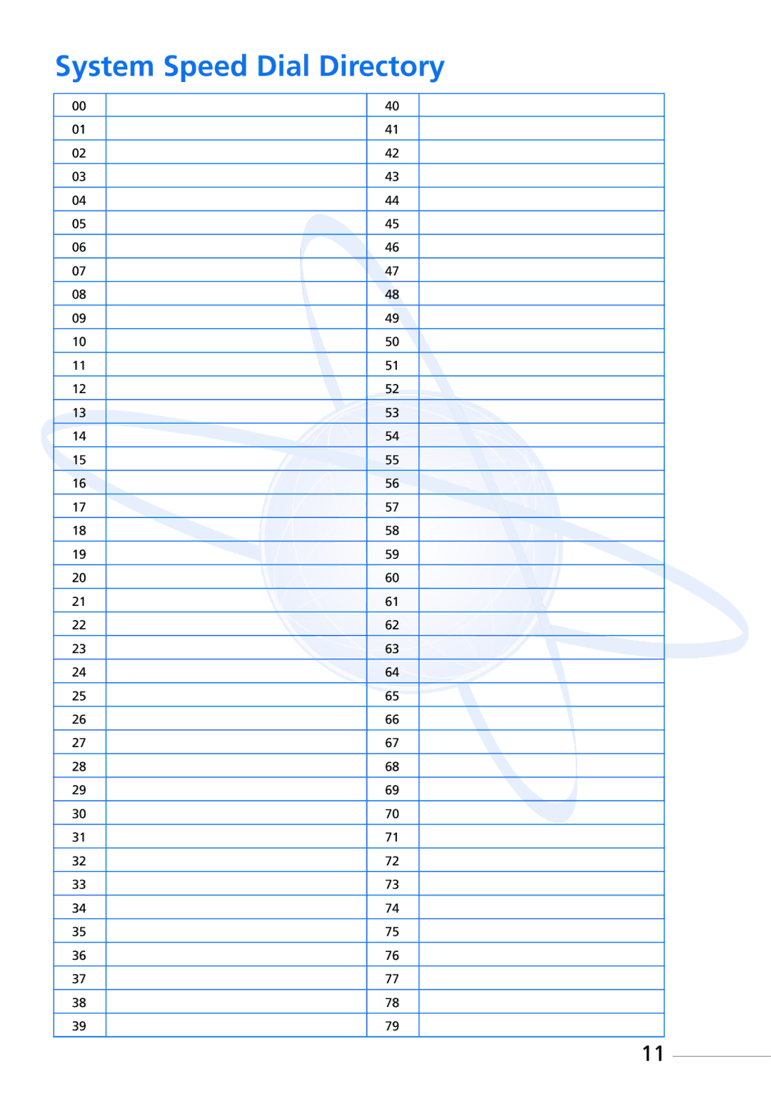 NEC XEN IPK manual System Speed Dial Directory 