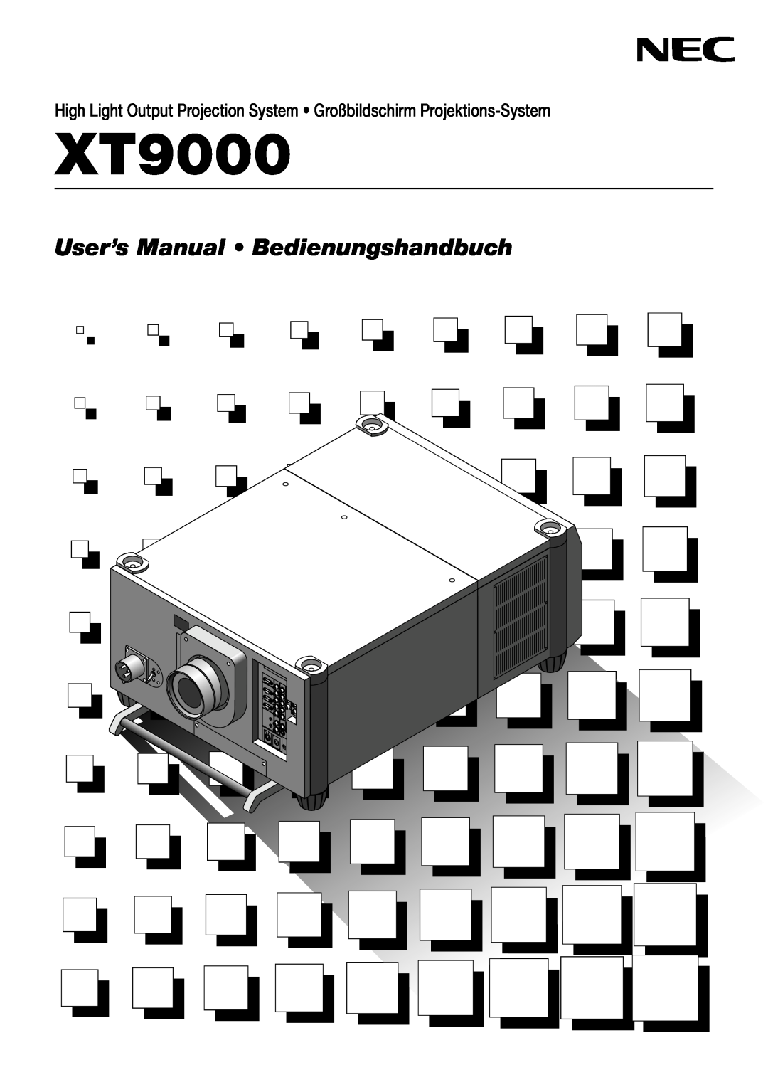 NEC XT9000 user manual User’s Manual Bedienungshandbuch 