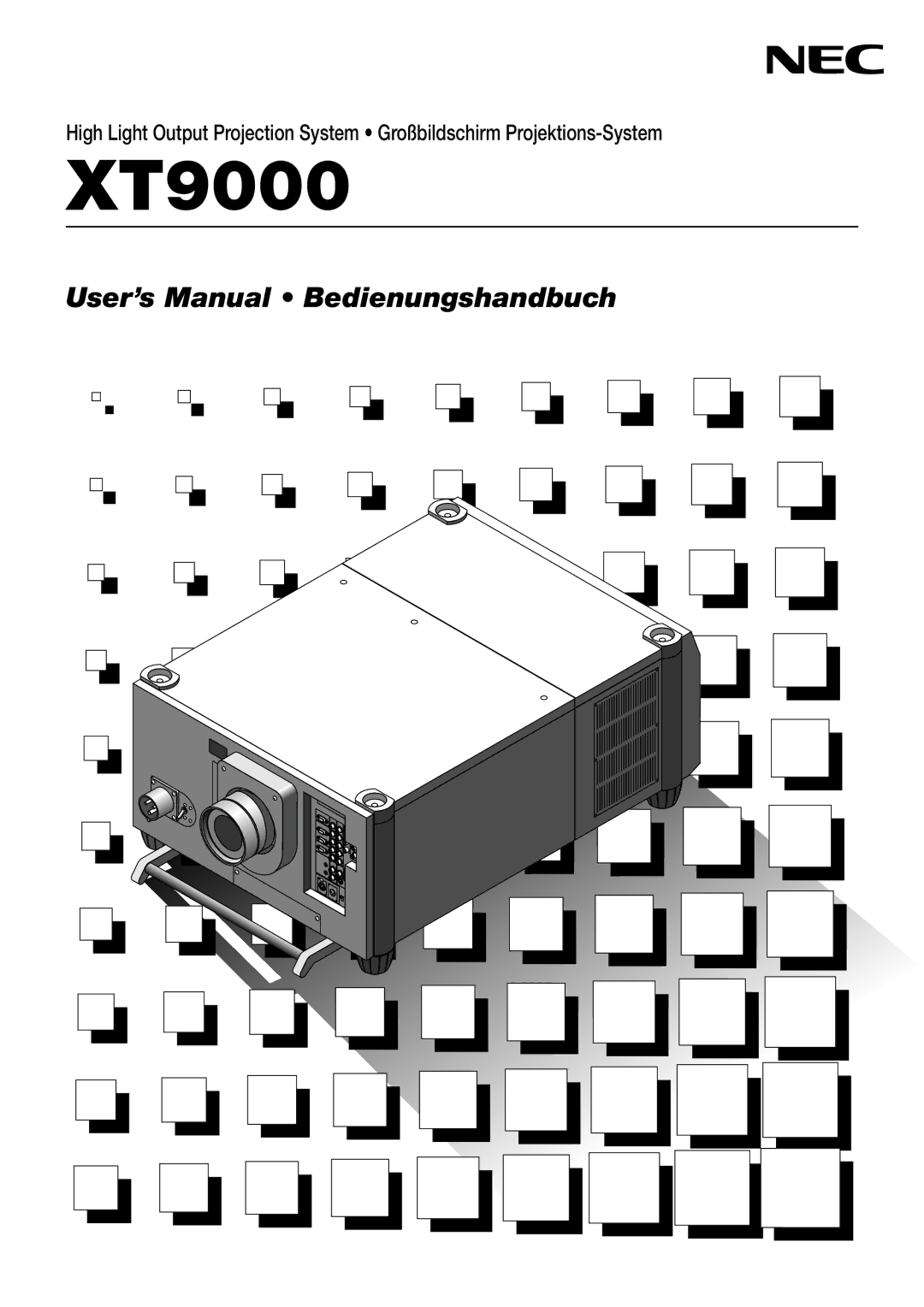 NEC XT9000 user manual 