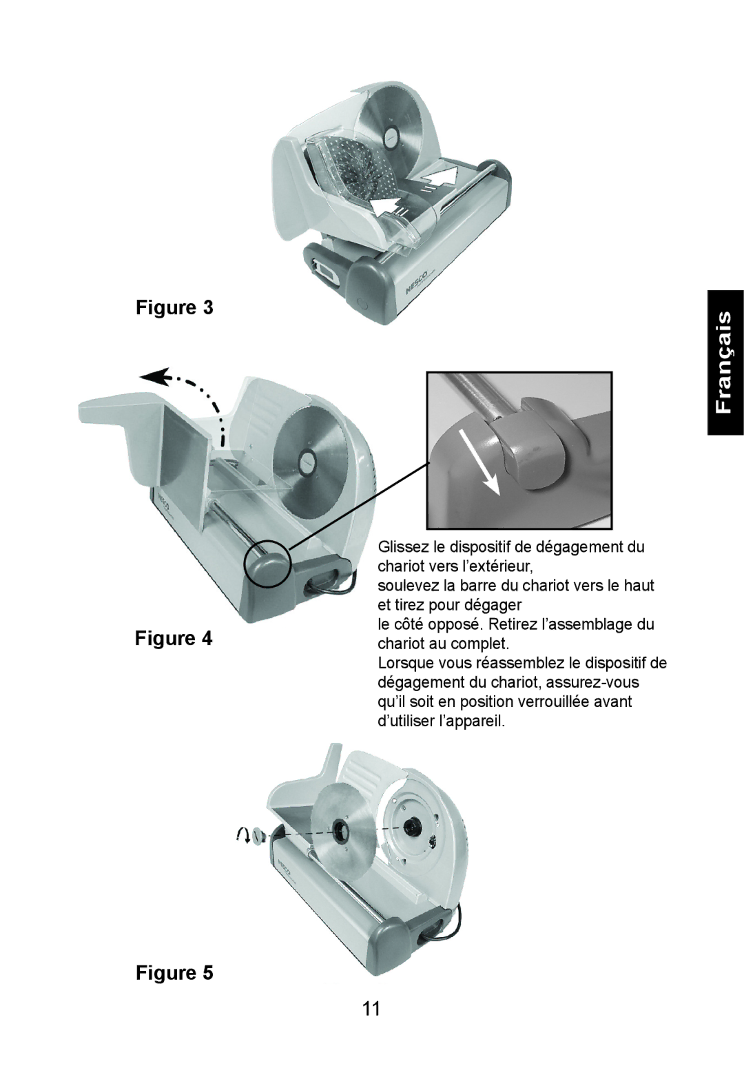 Nesco FS-150PR manual Français 