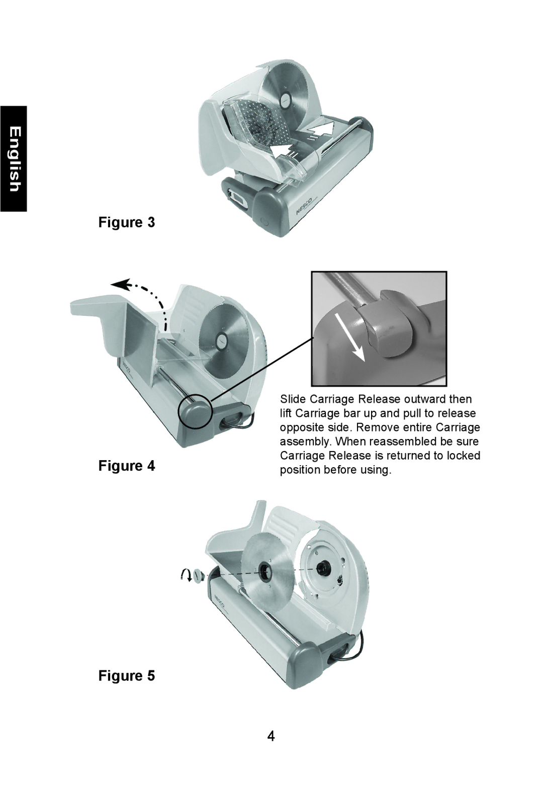 Nesco FS-150PR manual English 