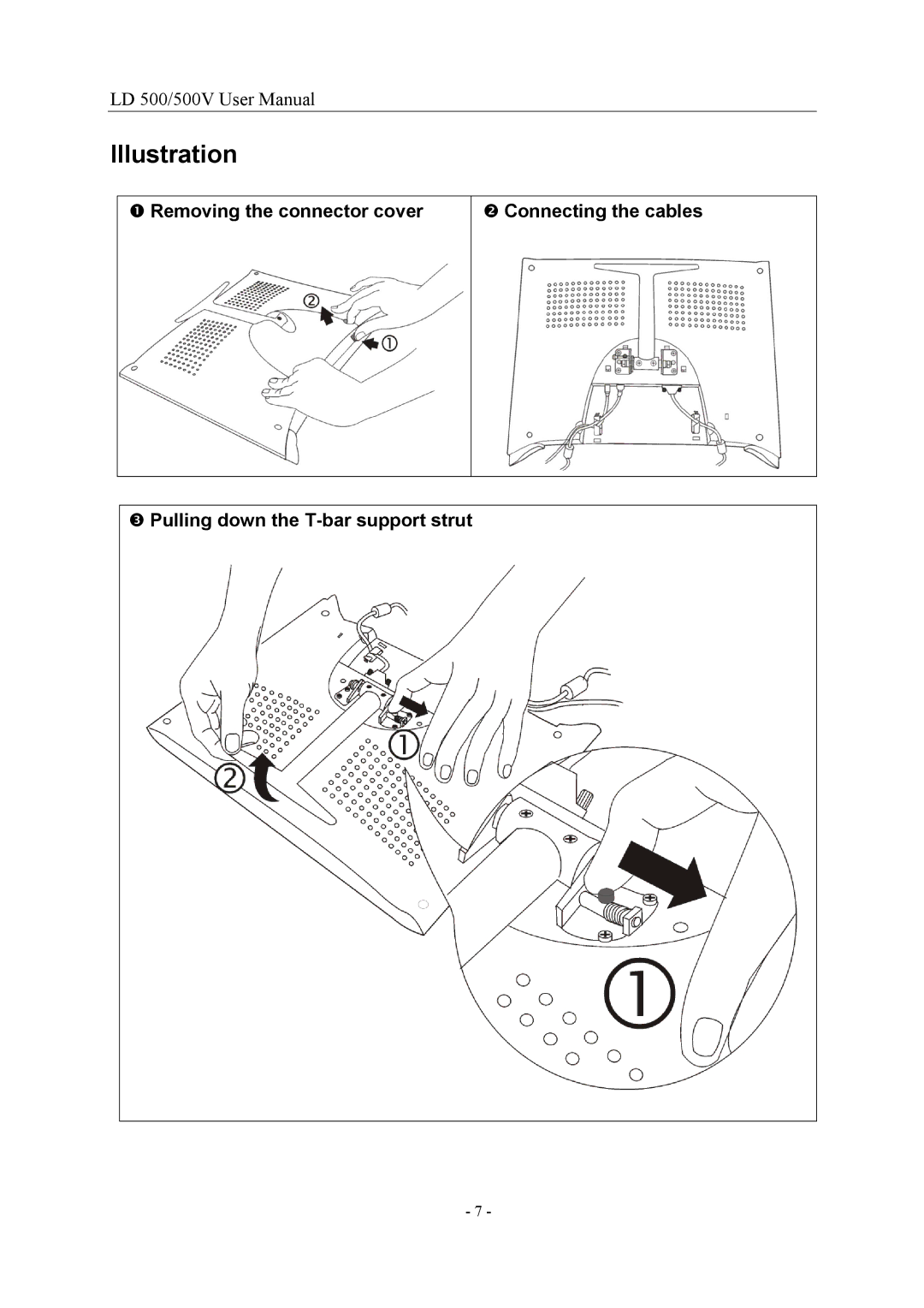 Nesco LD 500/500V 15 user manual Illustration 