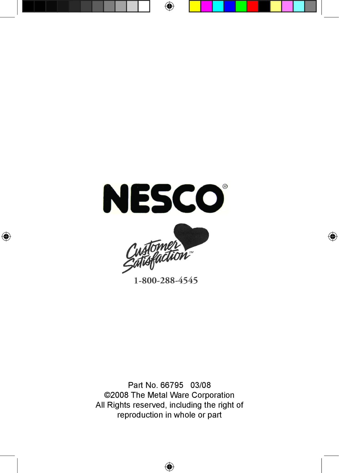 Nesco ST-25 manual 