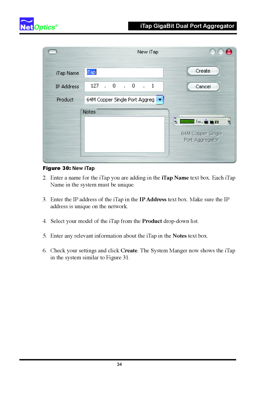 Net Optics 96542iTP, 96547iTP manual New iTap 