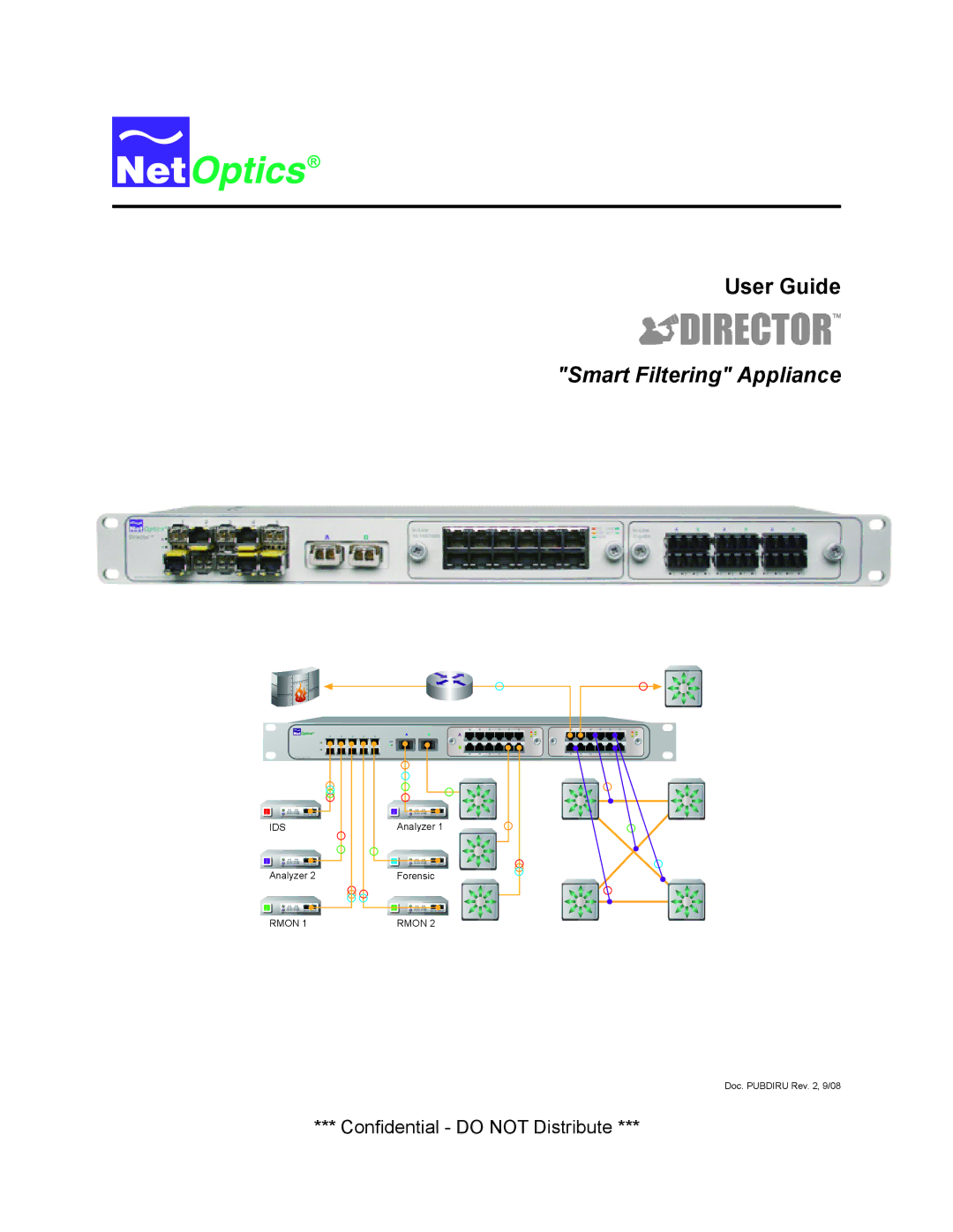 Net Optics none manual Smart Filtering Appliance 