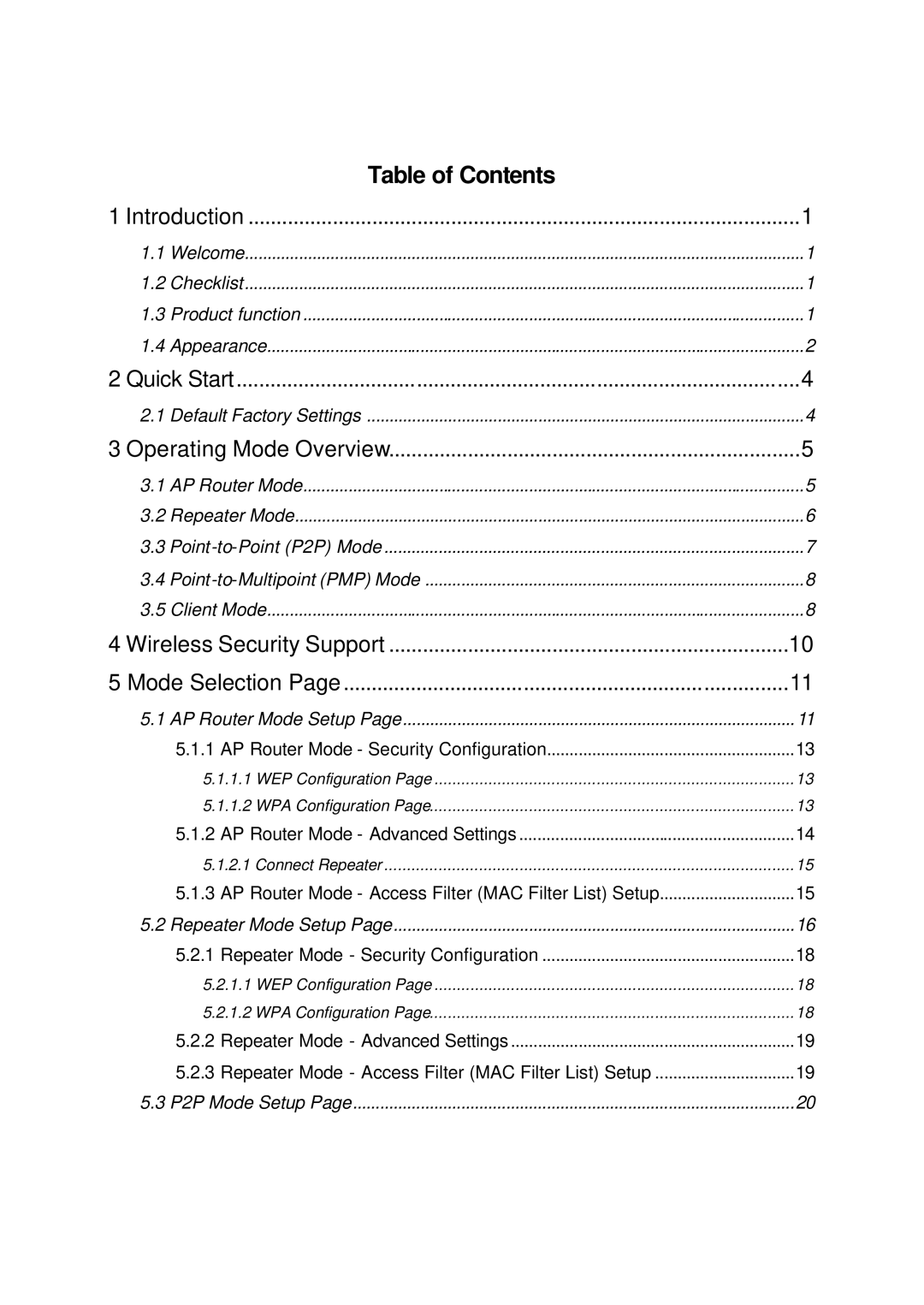 Netac Tech T600 manual Table of Contents 