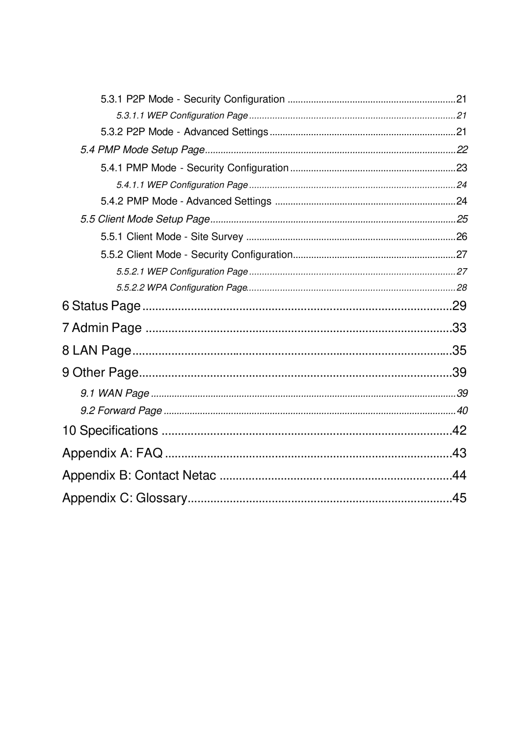 Netac Tech T600 manual Appendix B Contact Netac Appendix C Glossary 