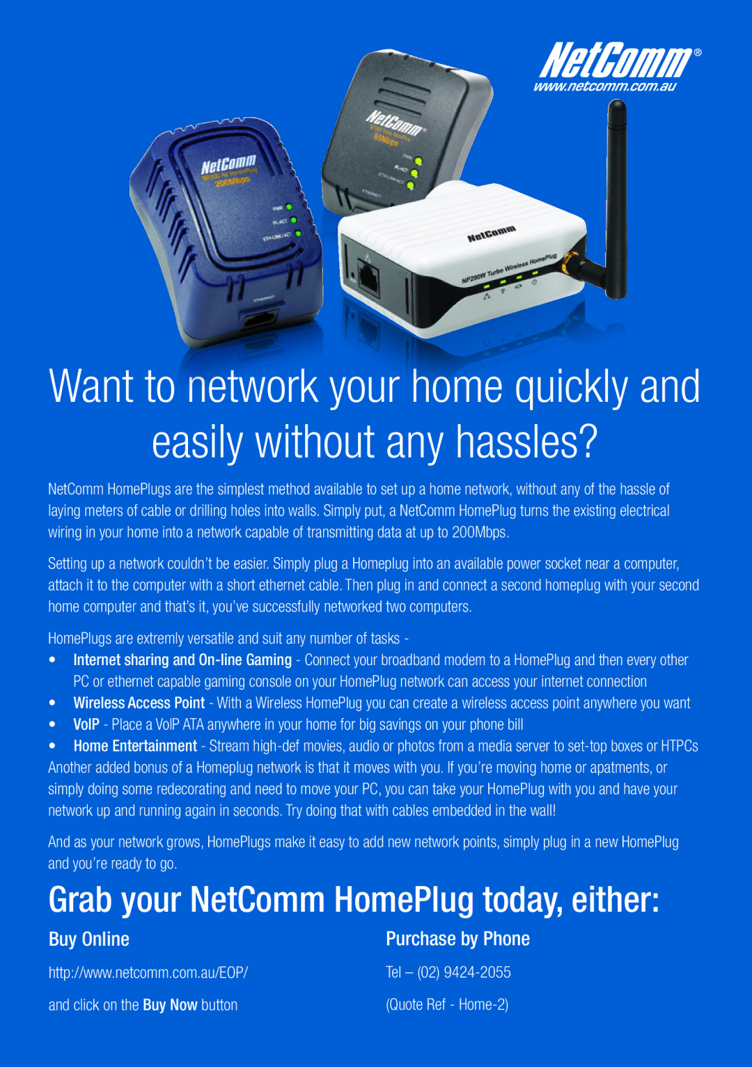 Netcom NB9W manual Purchase by Phone, Click on the Buy Now button 