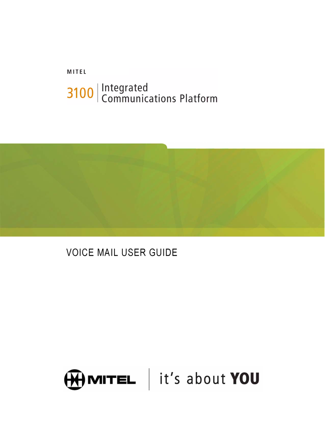 NetComm 3100 manual Voice Mail User Guide 