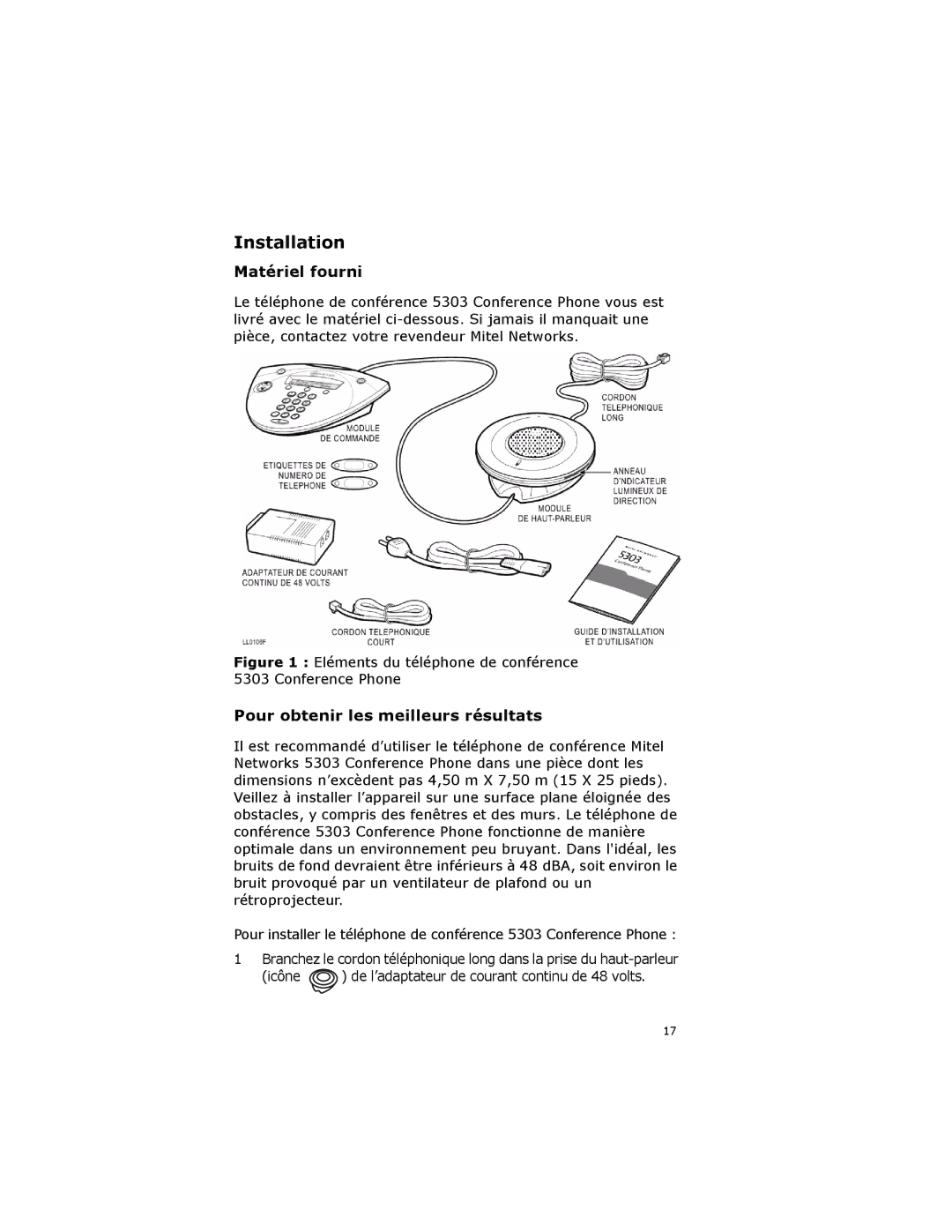 NetComm 5303 manual Matériel fourni, Pour obtenir les meilleurs résultats 