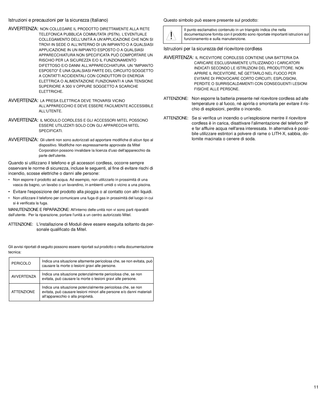 NetComm 5340 manual Istruzioni e precauzioni per la sicurezza Italiano, Questo simbolo può essere presente sul prodotto 