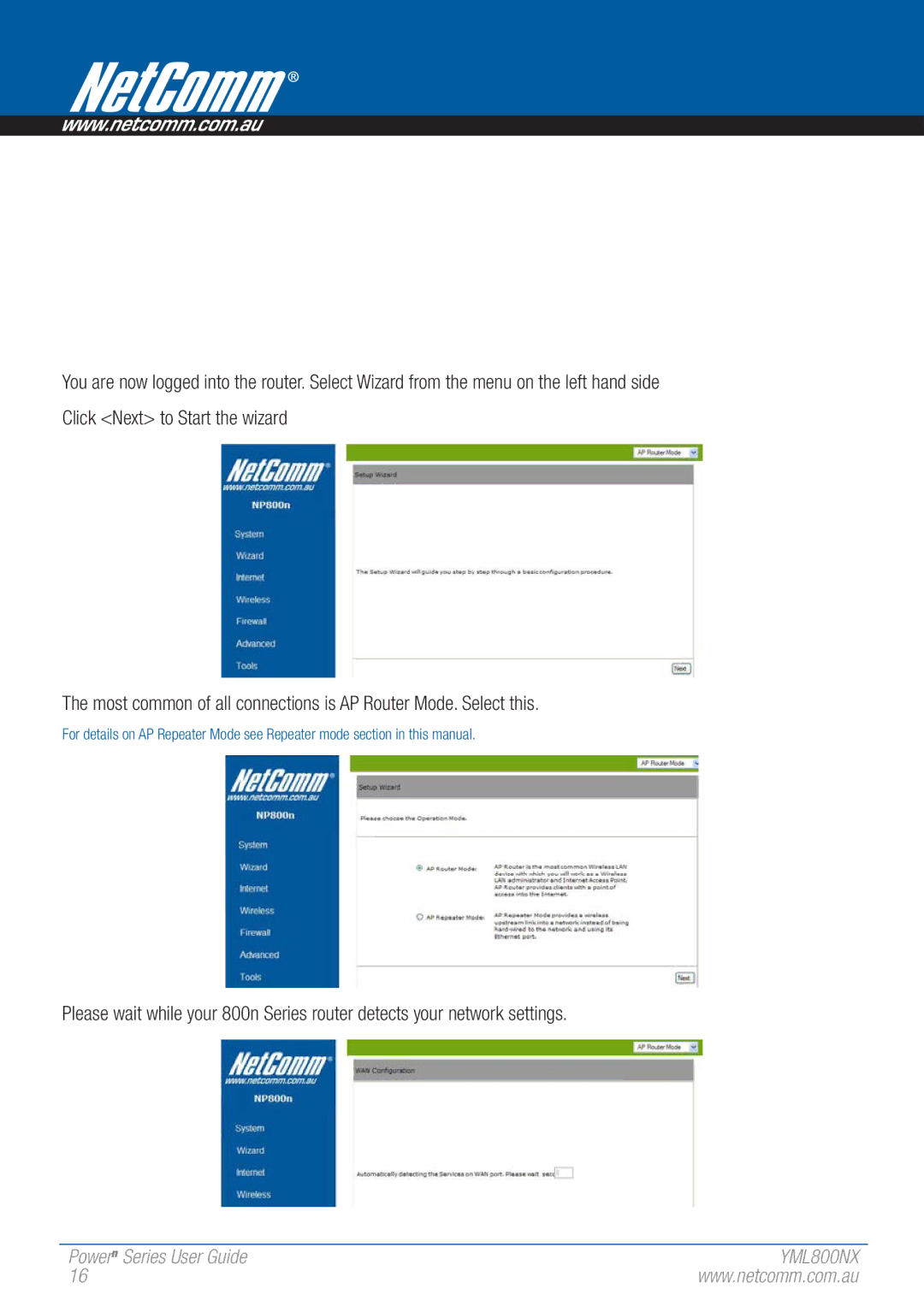 NetComm 802.11 manual Powern Series User Guide 