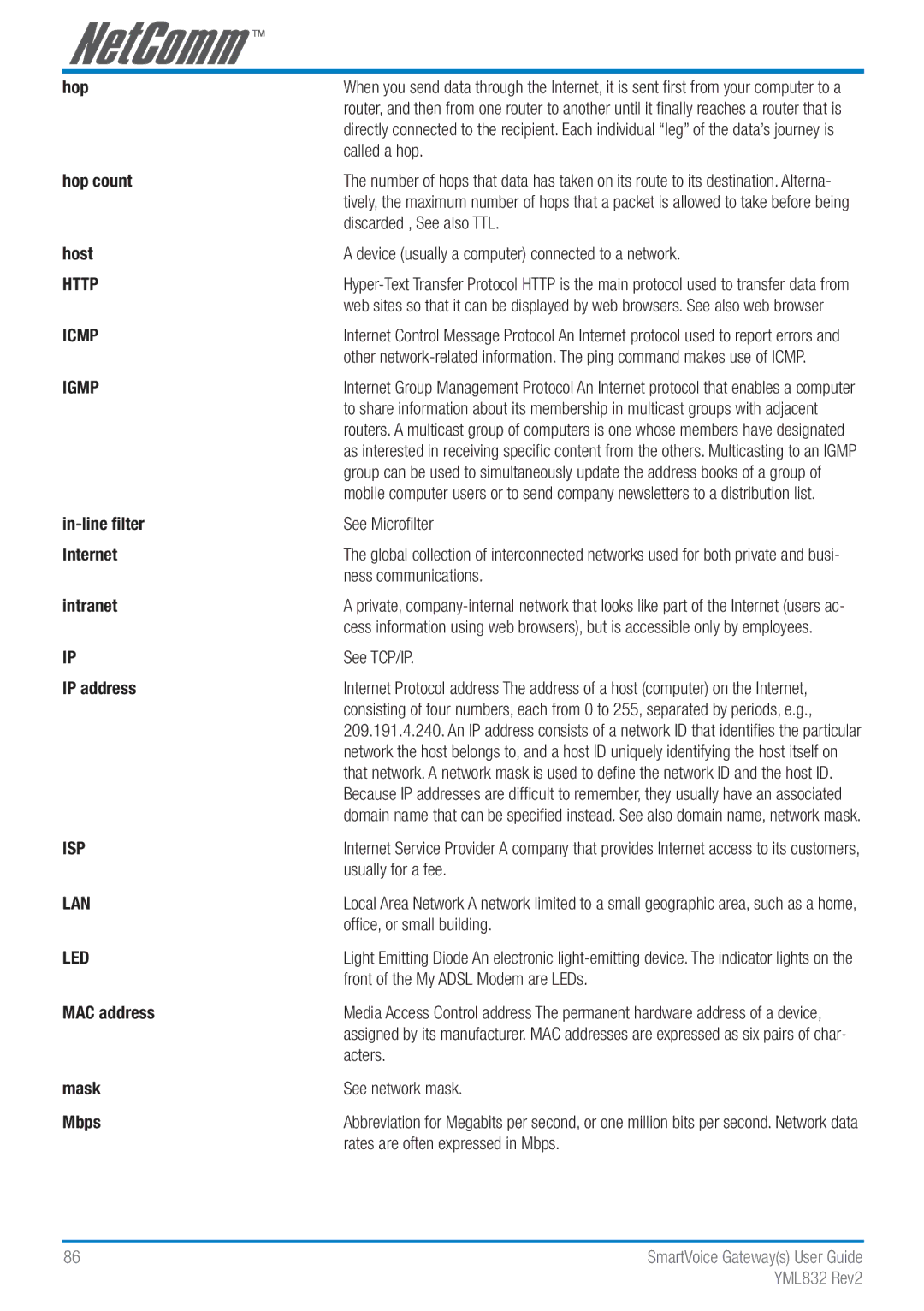 NetComm Gateway Series manual Http 