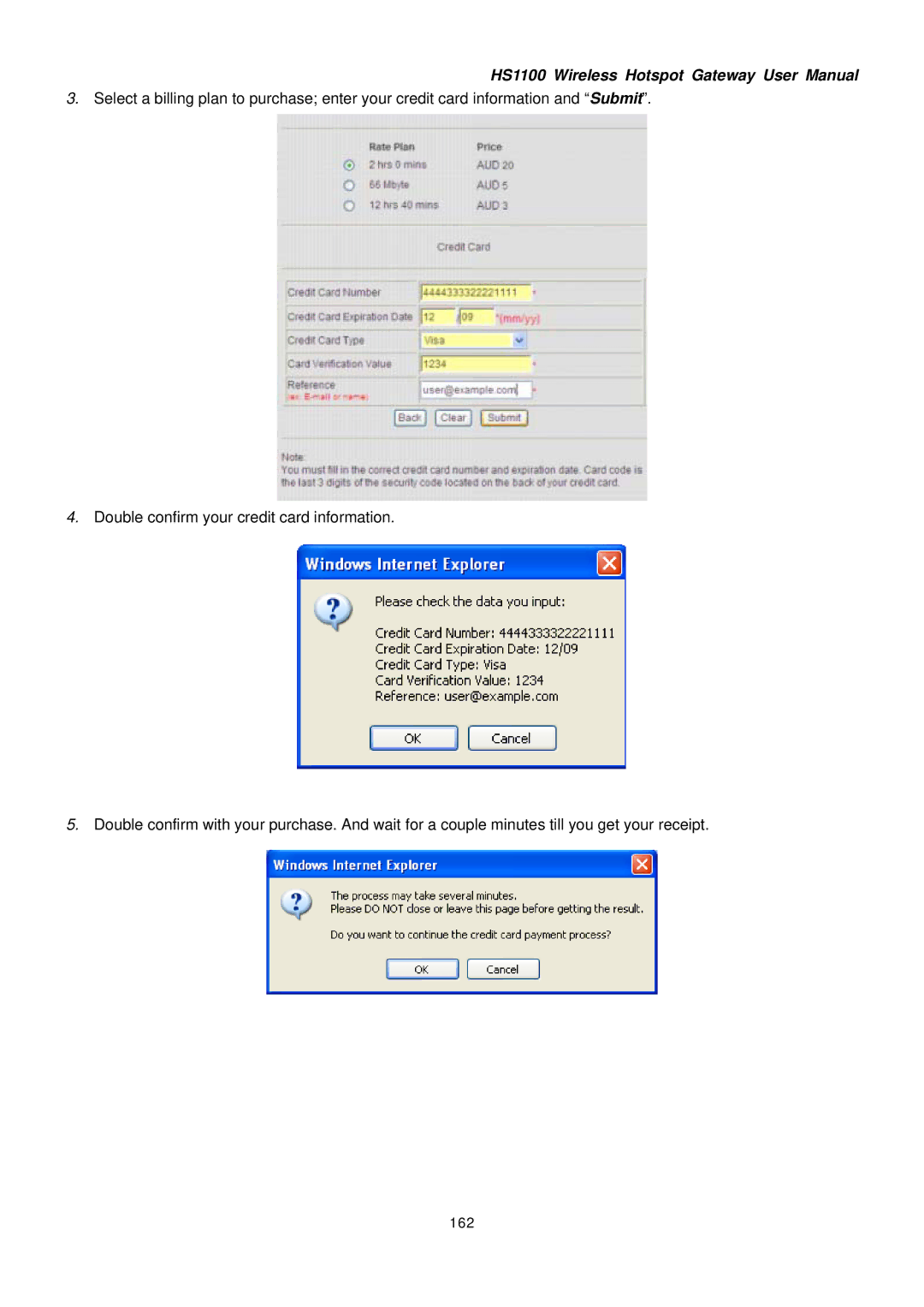 NetComm HS1100 manual 162 