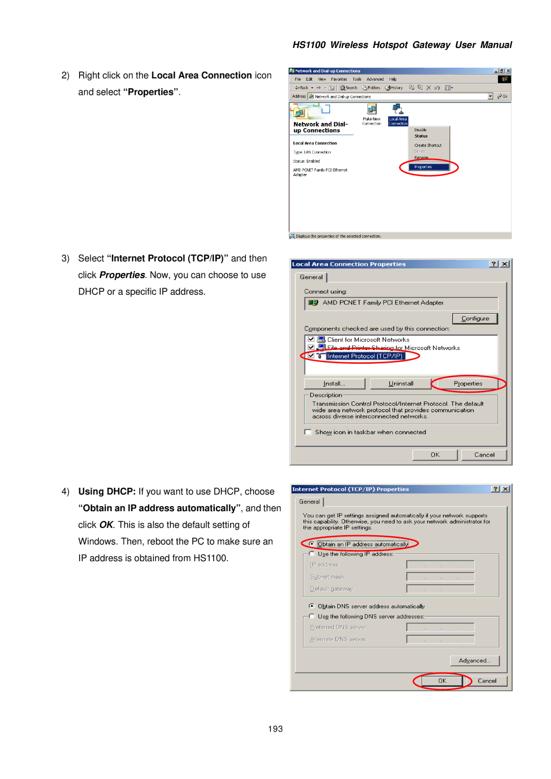 NetComm HS1100 manual 193 