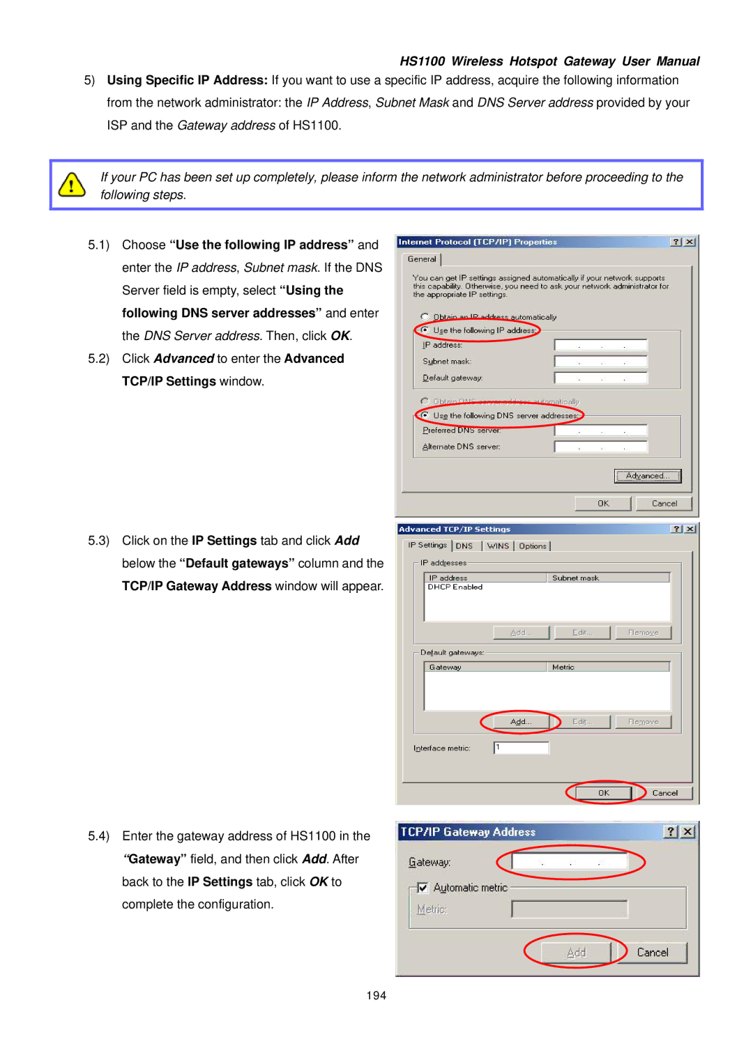 NetComm HS1100 manual 194 