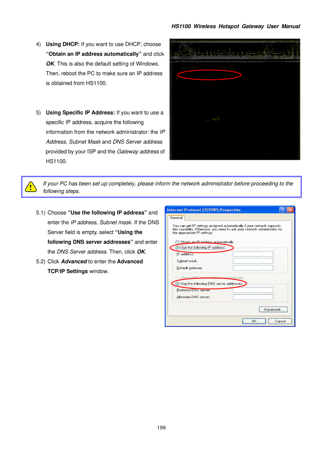 NetComm HS1100 manual 196 