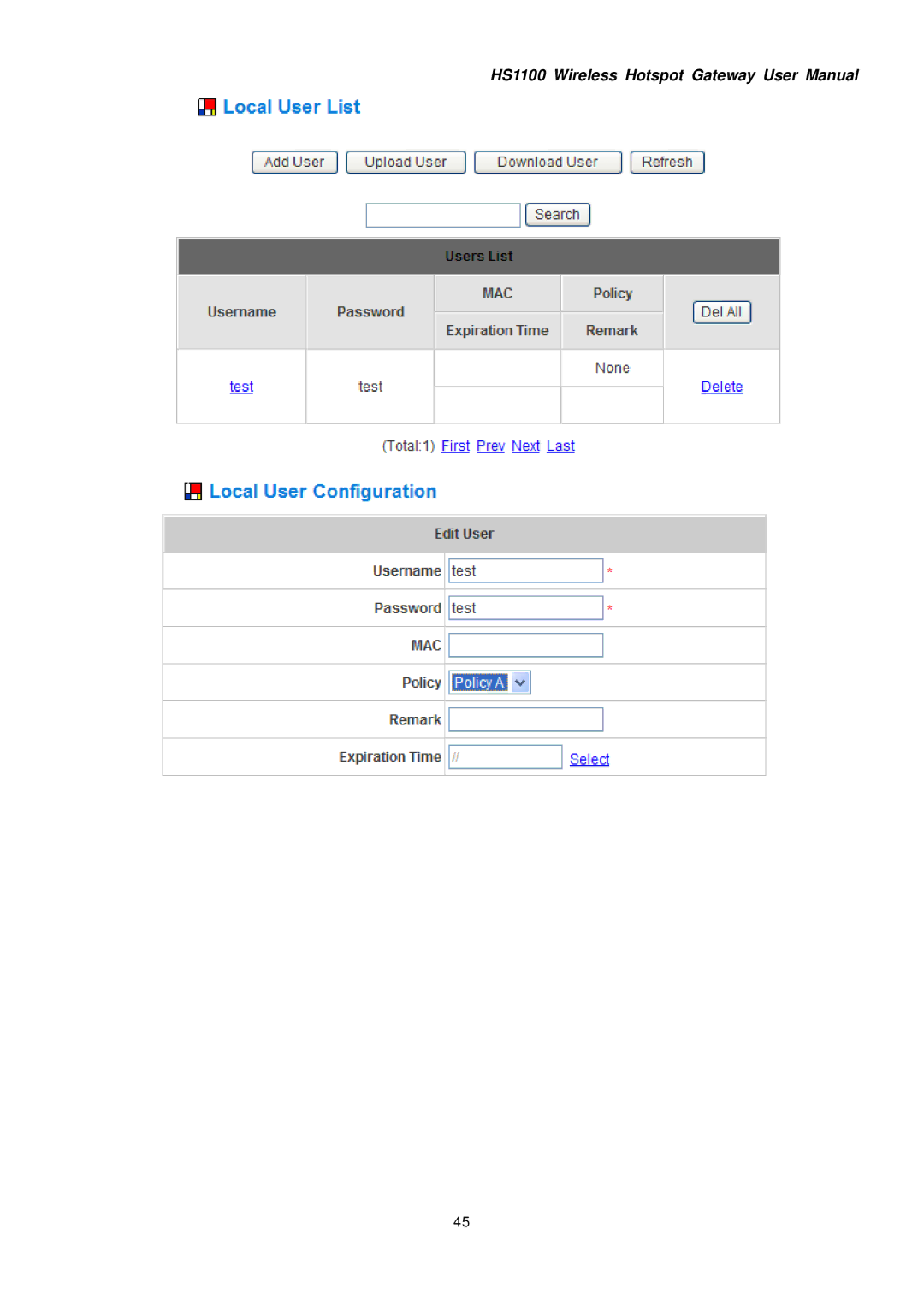 NetComm HS1100 manual 