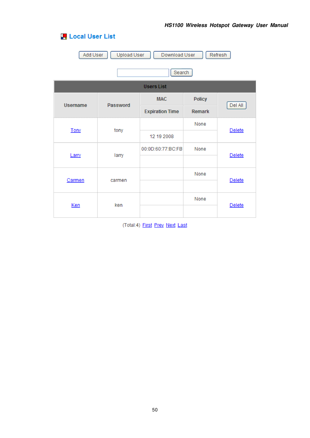 NetComm HS1100 manual 