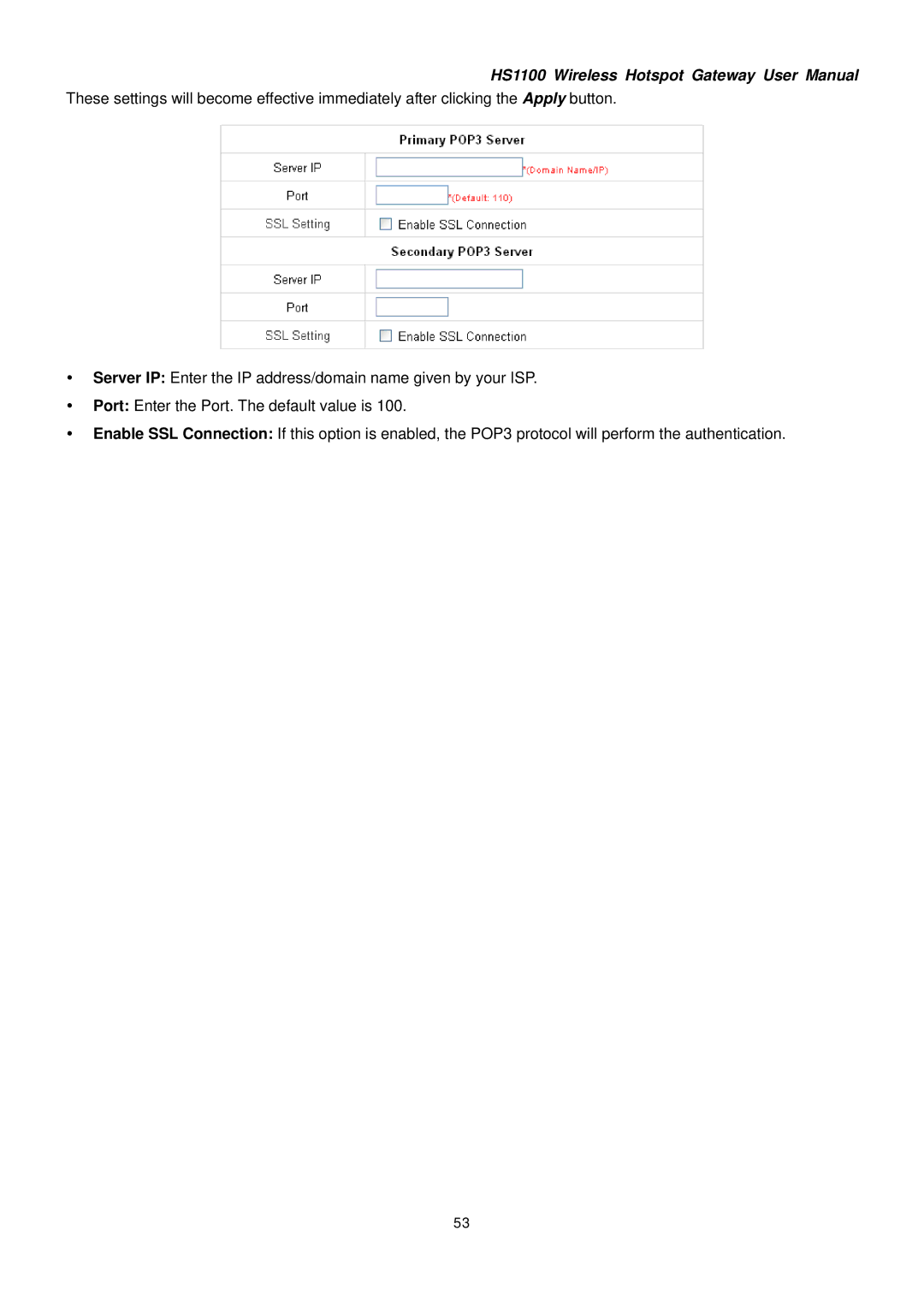 NetComm HS1100 manual 