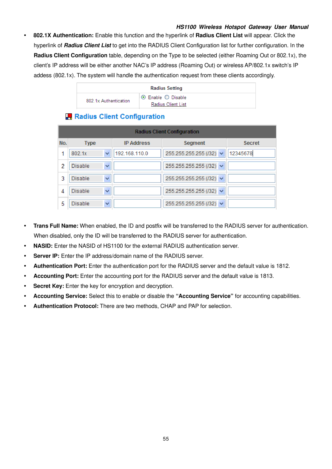 NetComm HS1100 manual 