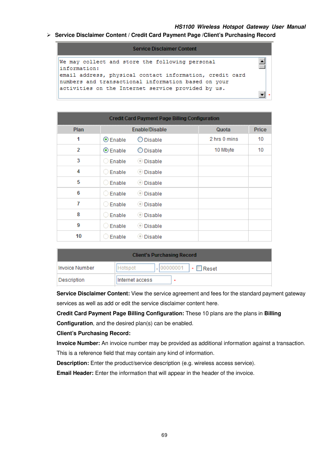 NetComm HS1100 manual 