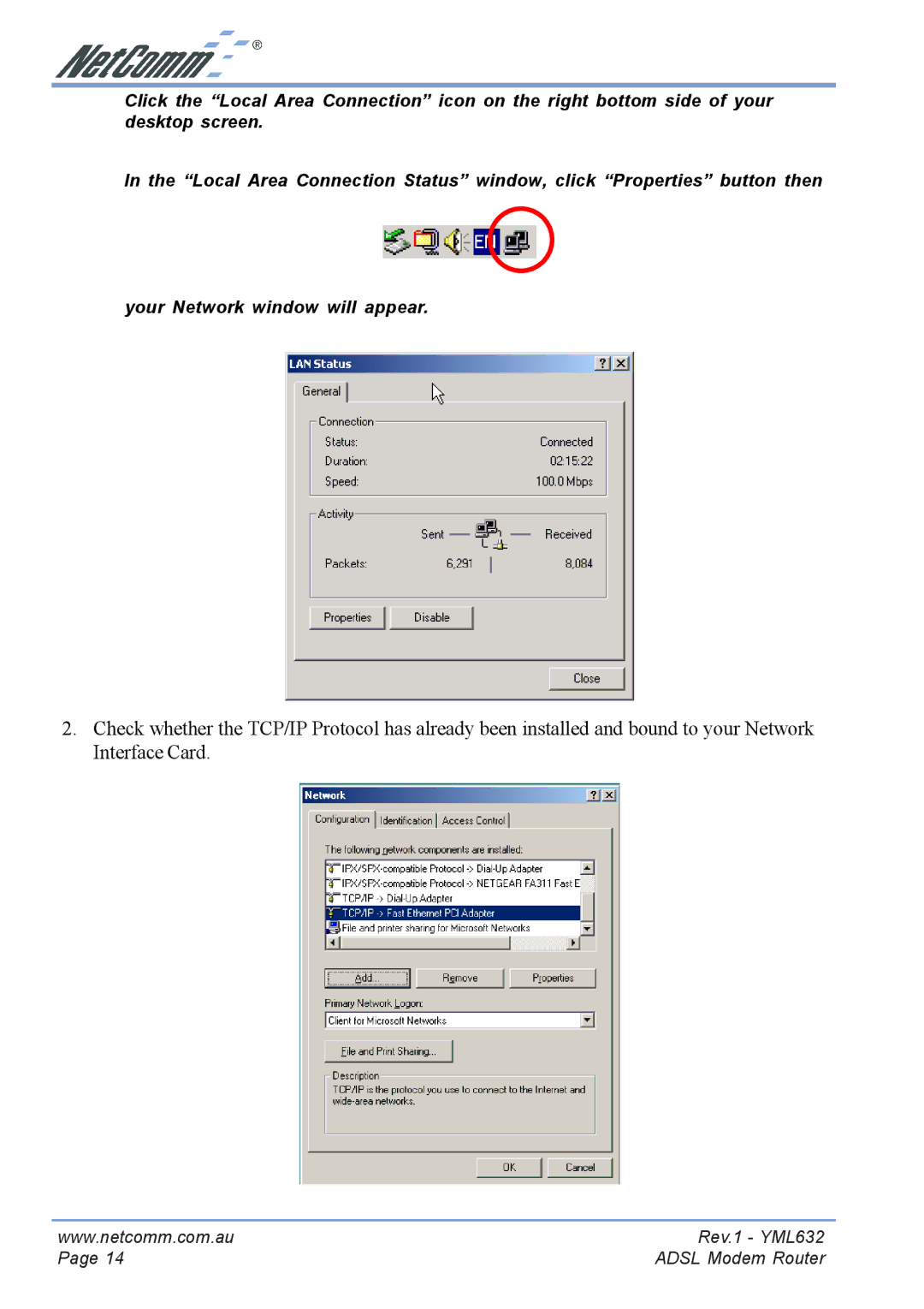 NetComm NB3300 manual Rev.1 YML632 