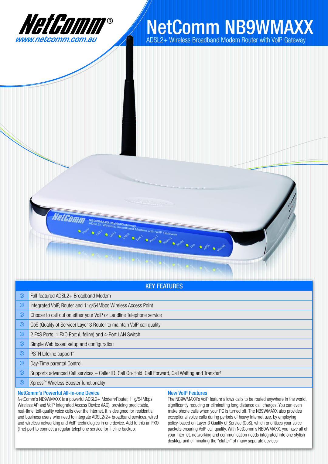 NetComm manual NetComm NB9WMAXX 