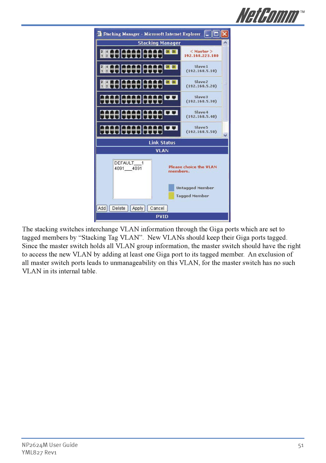 NetComm manual NP2624M User Guide YML827 Rev1 