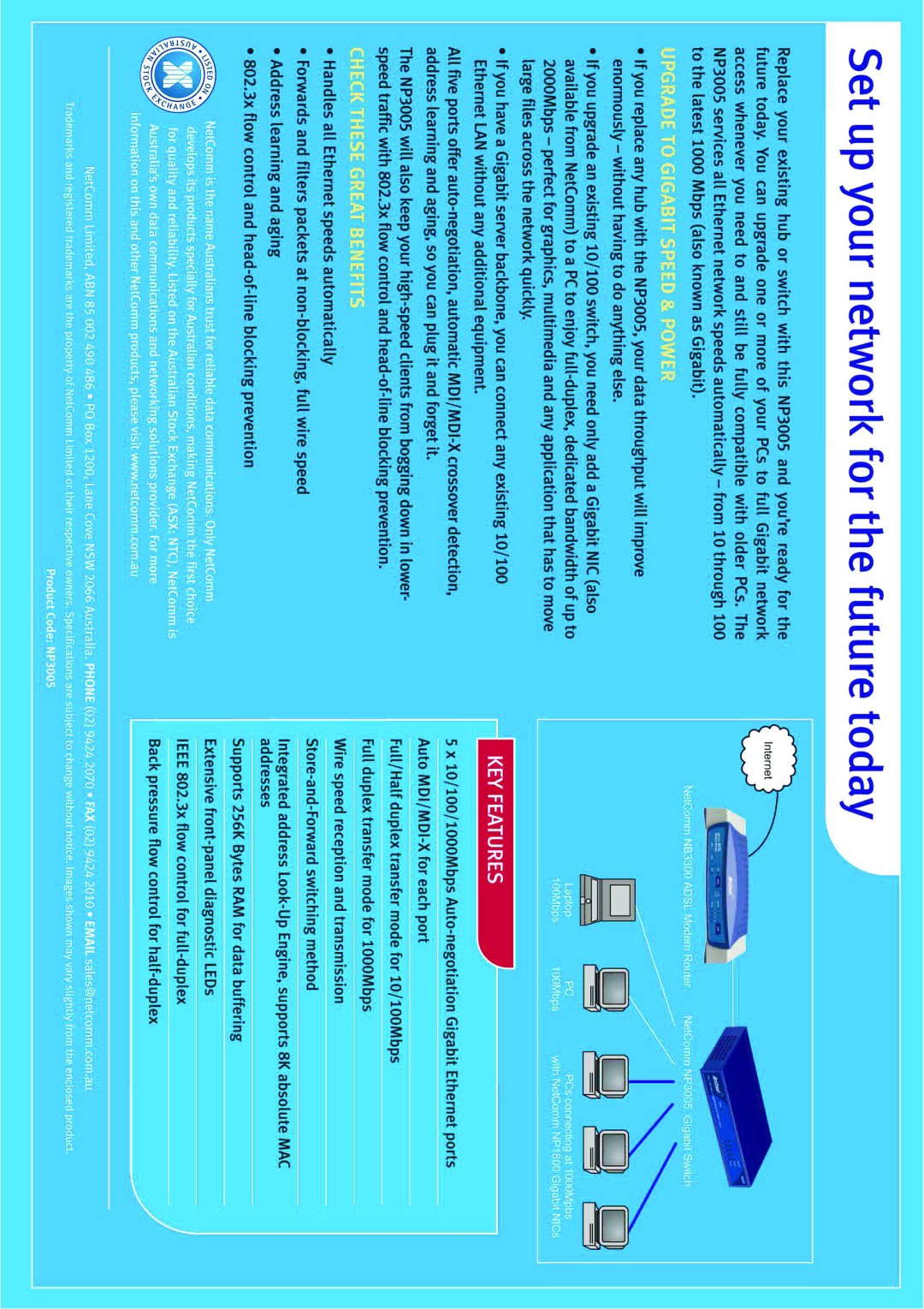 NetComm NP3005 manual 