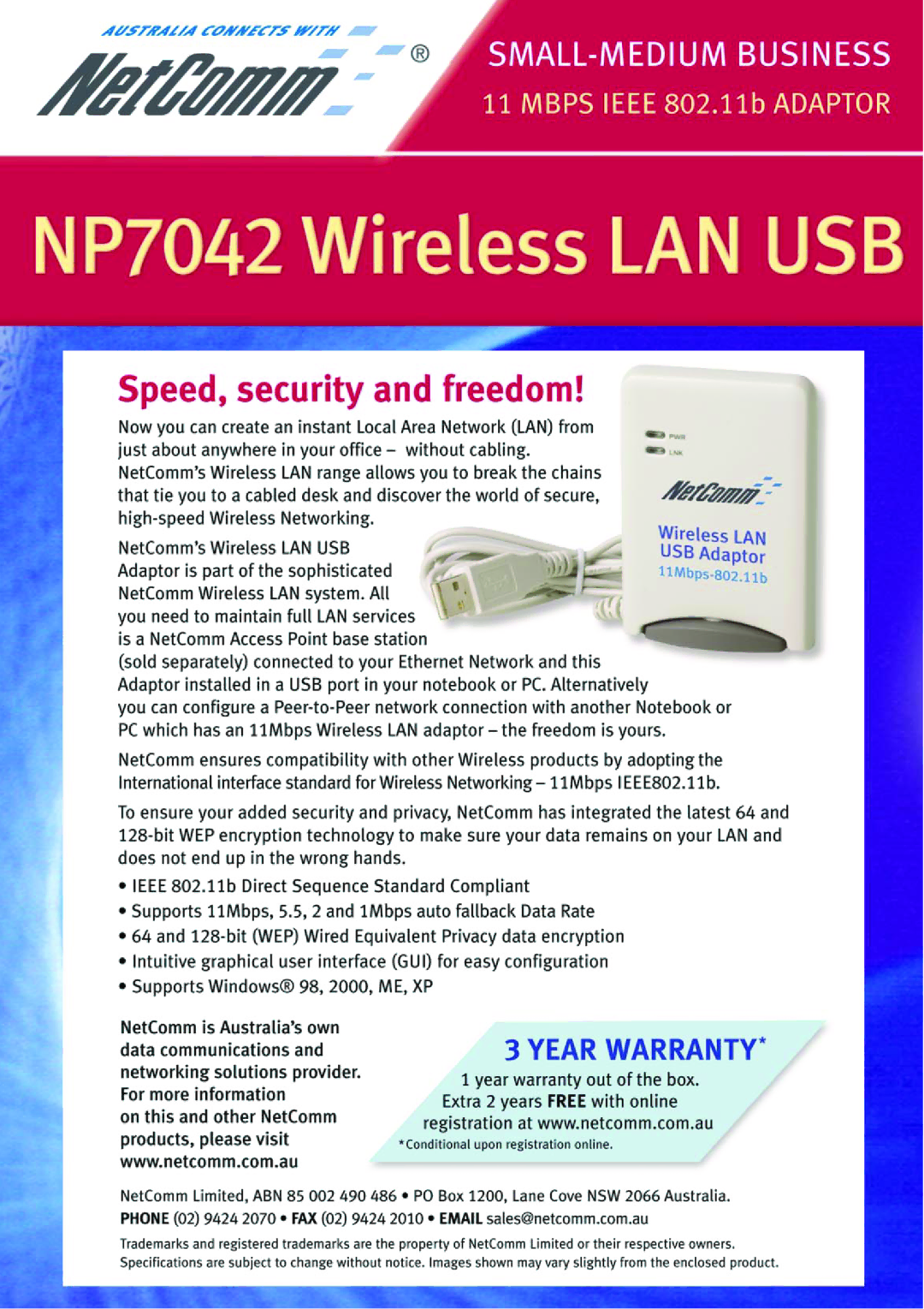 NetComm NP7042 manual 