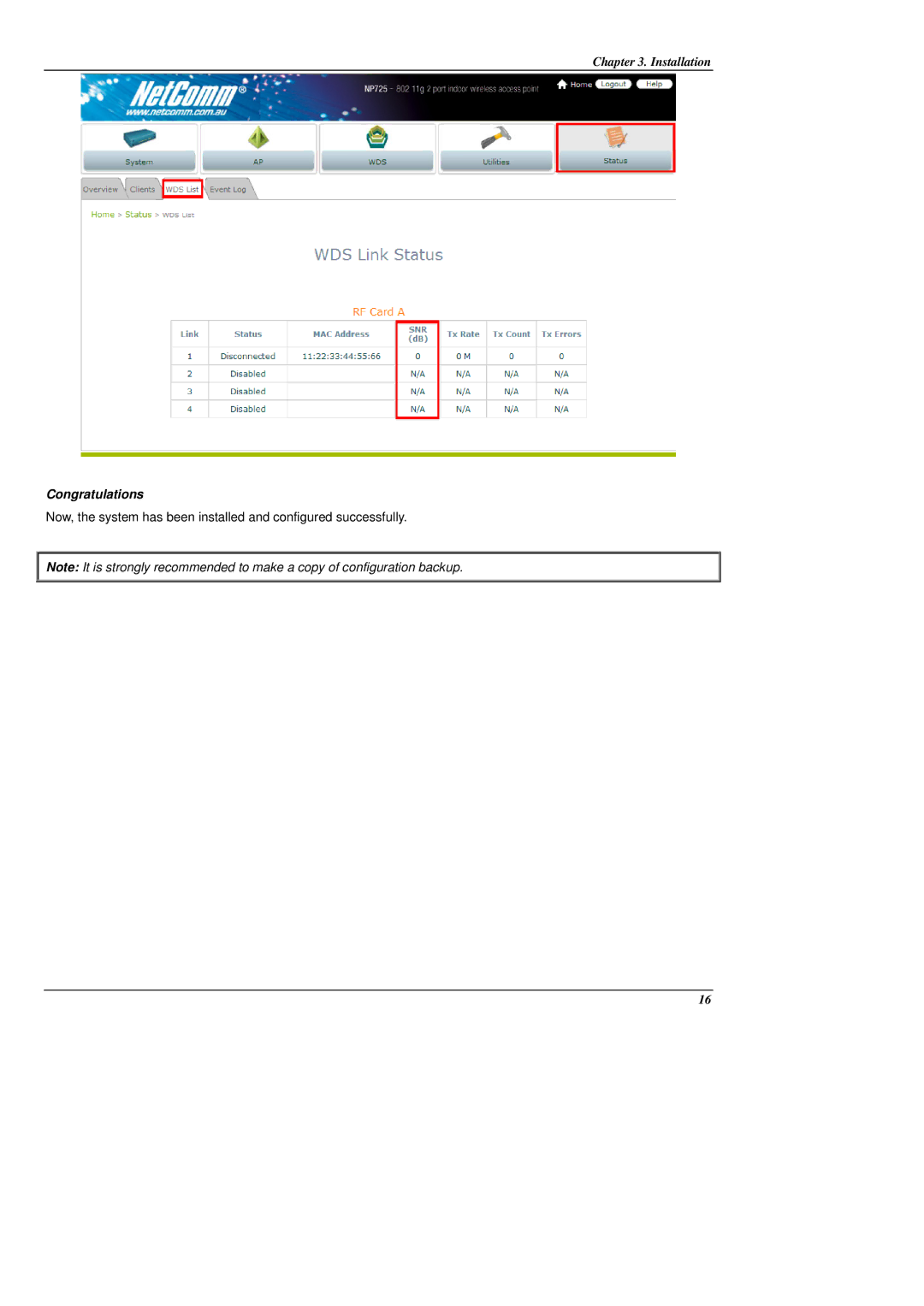 NetComm NP725 manual Congratulations 