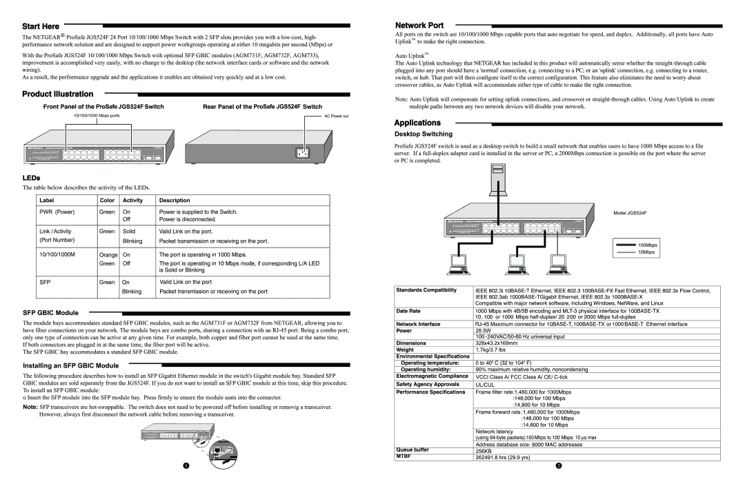 NETGEAR 10/100/1000 manual 