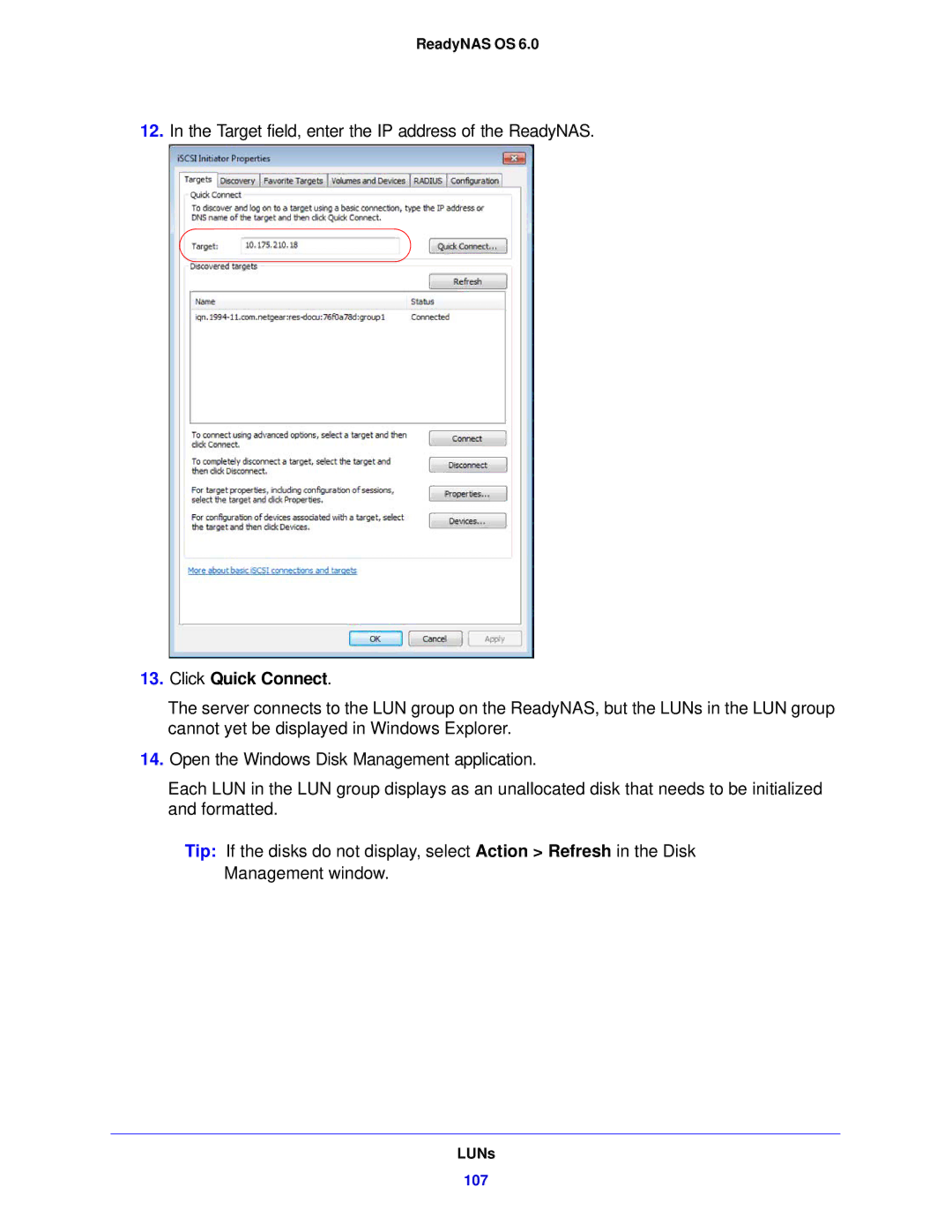 NETGEAR 312, 104, 314 software manual Click Quick Connect 