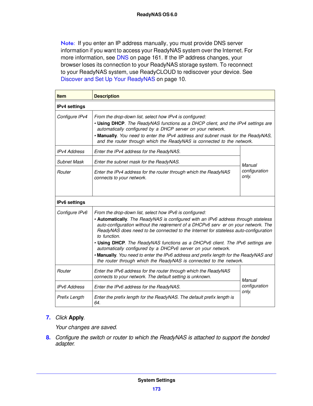 NETGEAR 312, 104, 314 software manual 173 