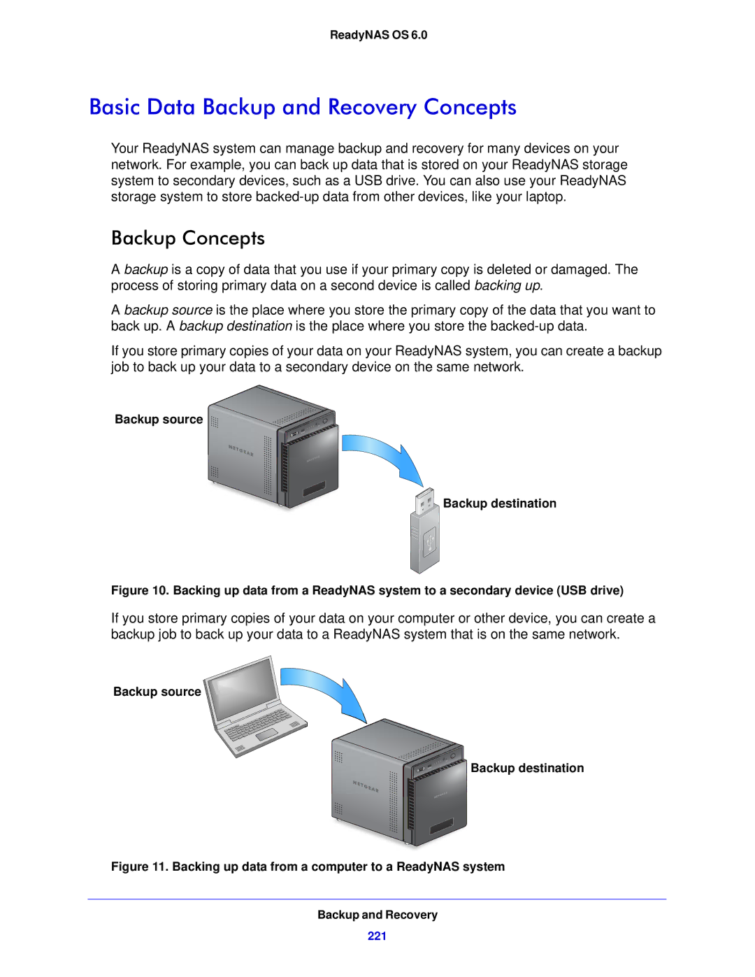 NETGEAR 312, 104, 314 software manual Basic Data Backup and Recovery Concepts, Backup Concepts 