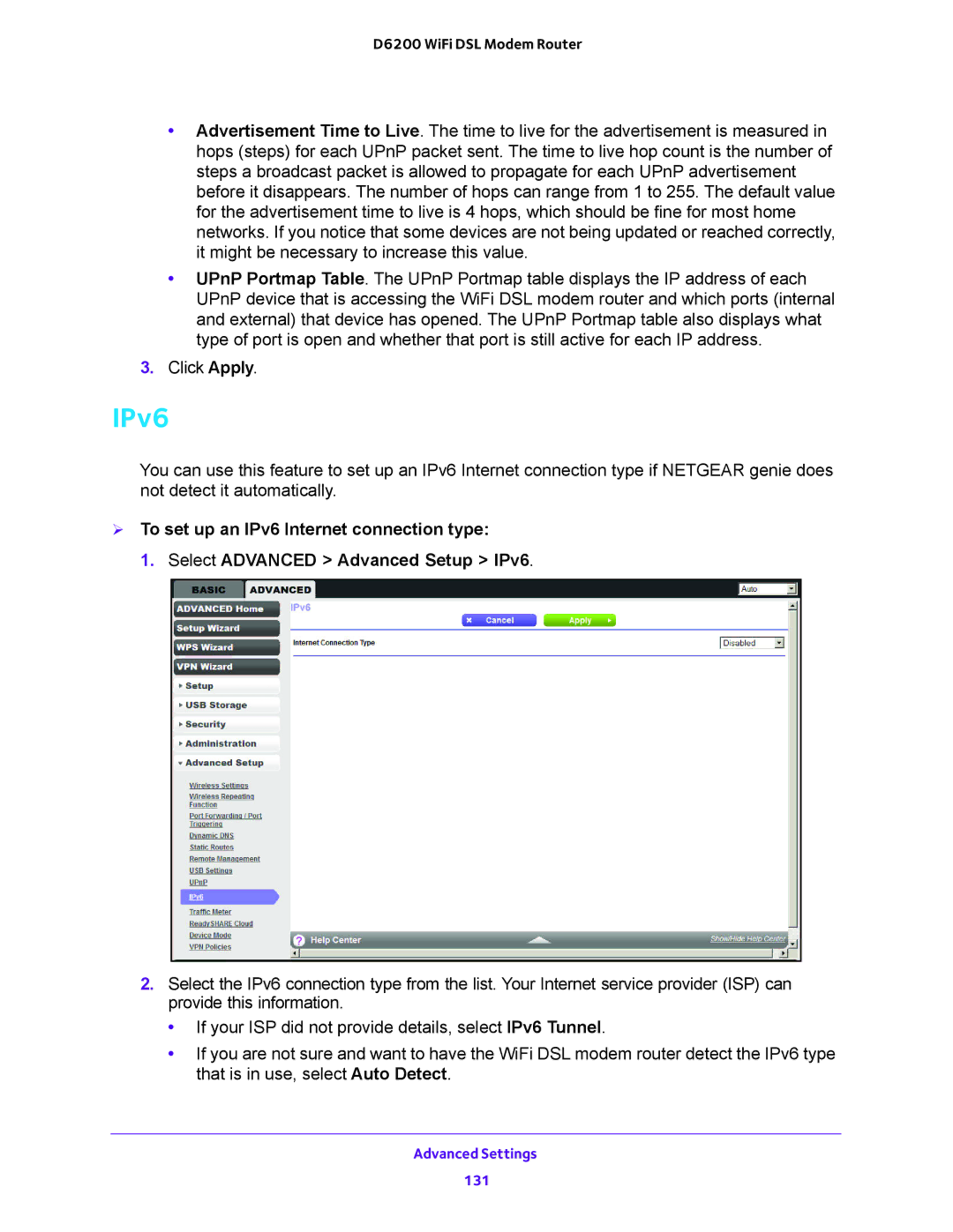 NETGEAR 202-11171-04 user manual IPv6 