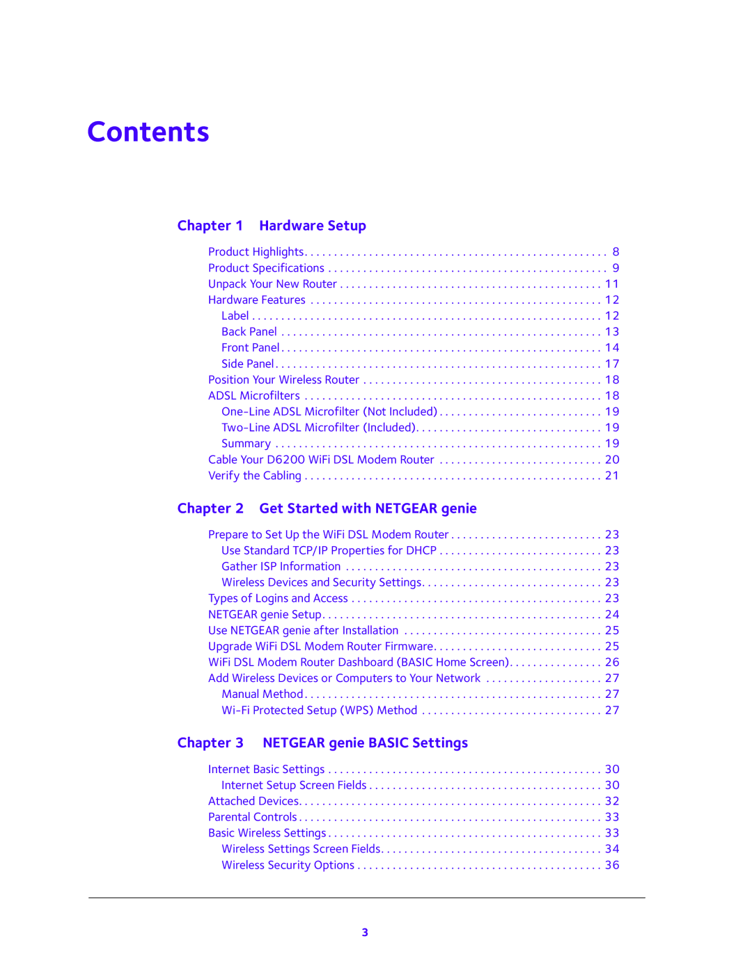 NETGEAR 202-11171-04 user manual Contents 