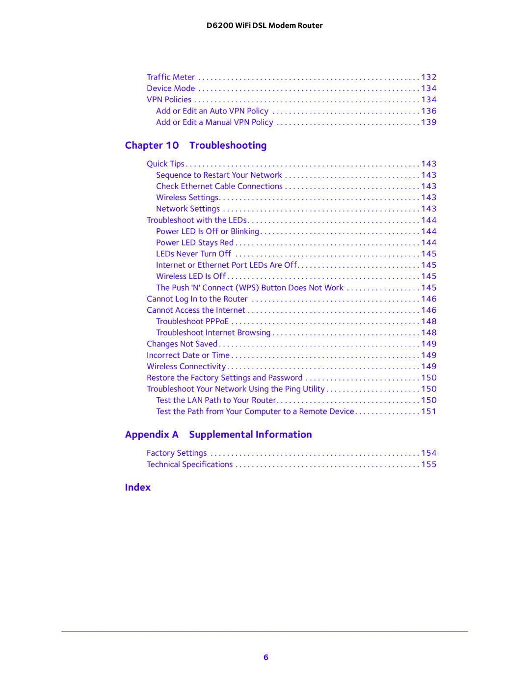 NETGEAR 202-11171-04 user manual Appendix a Supplemental Information 