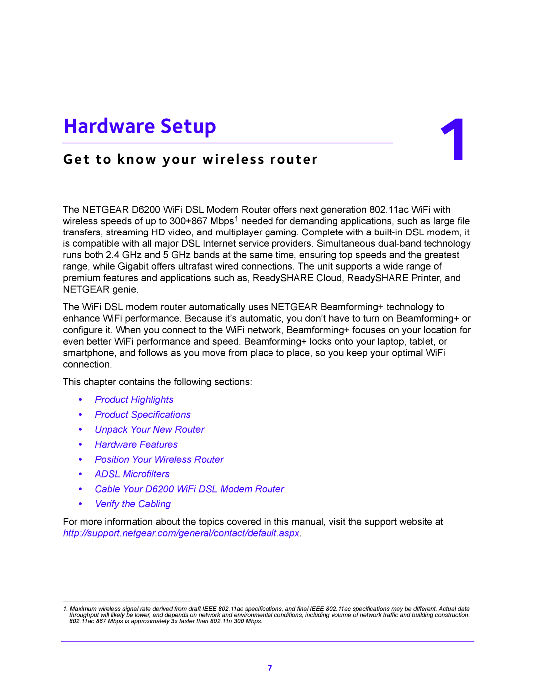 NETGEAR 202-11171-04 user manual Hardware Setup, Get to know your wireless router 