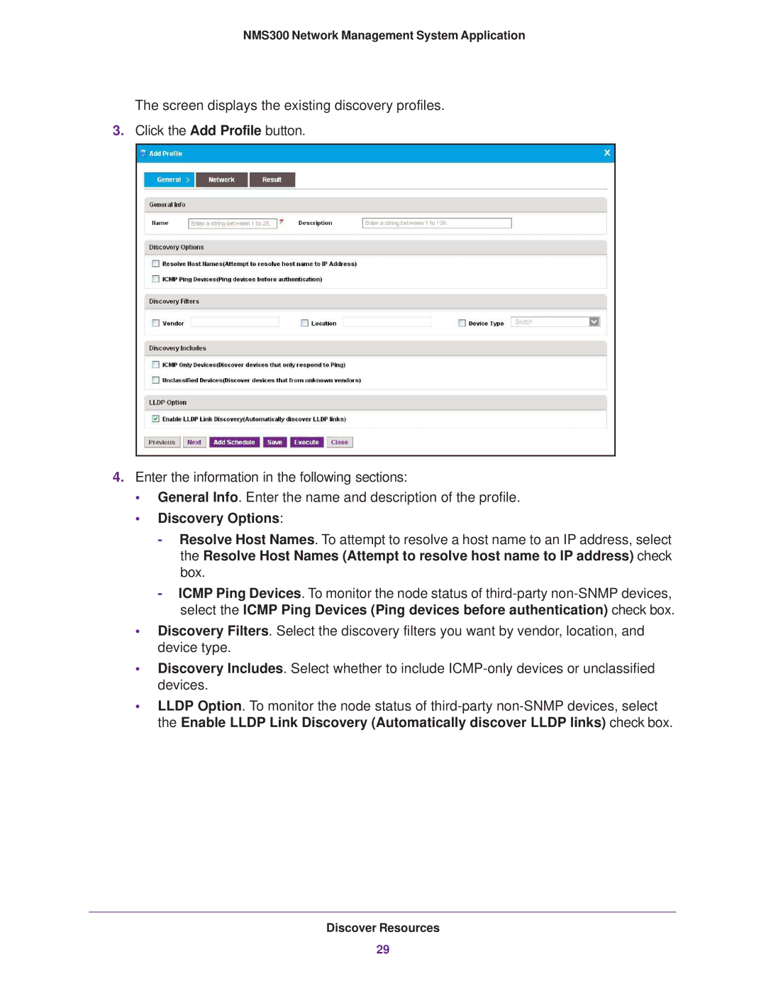 NETGEAR 202-11288-02 quick start Discovery Options 