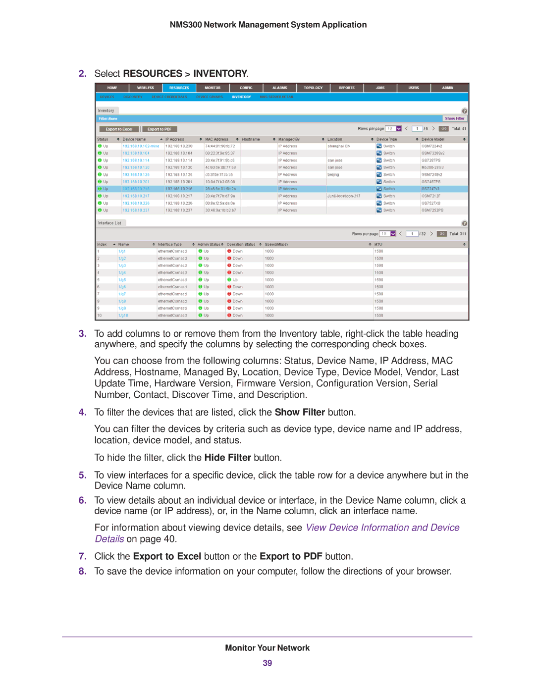 NETGEAR 202-11288-02 quick start Select Resources Inventory 