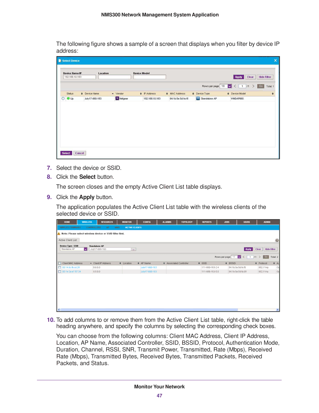 NETGEAR 202-11288-02 quick start NMS300 Network Management System Application 