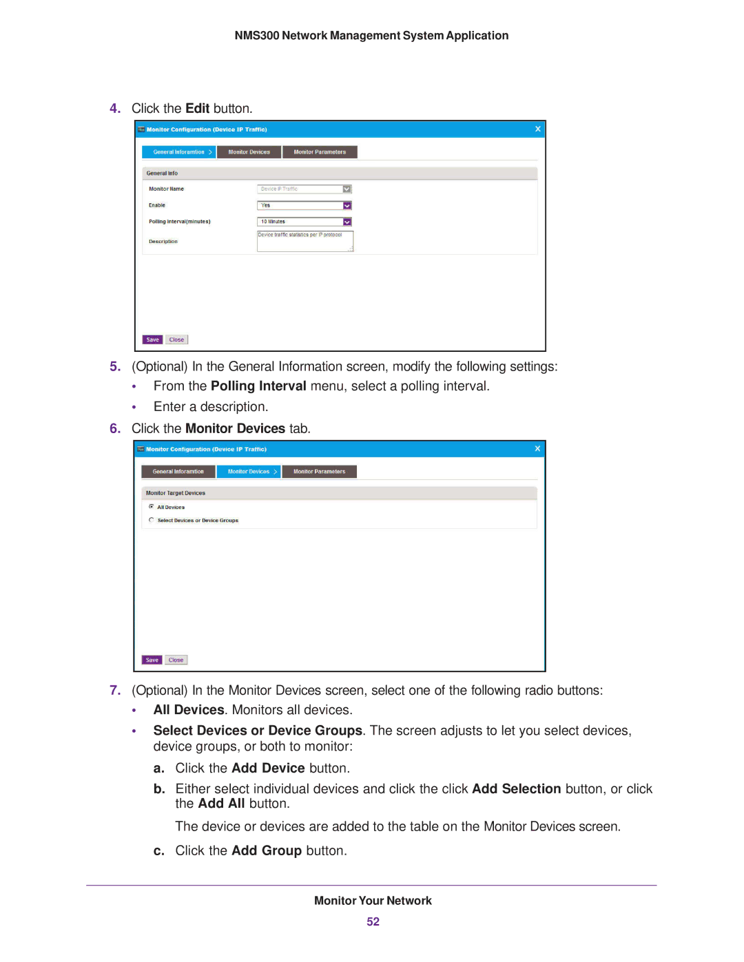 NETGEAR 202-11288-02 quick start Click the Monitor Devices tab 