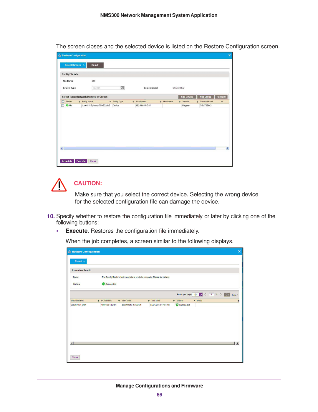 NETGEAR 202-11288-02 quick start NMS300 Network Management System Application 