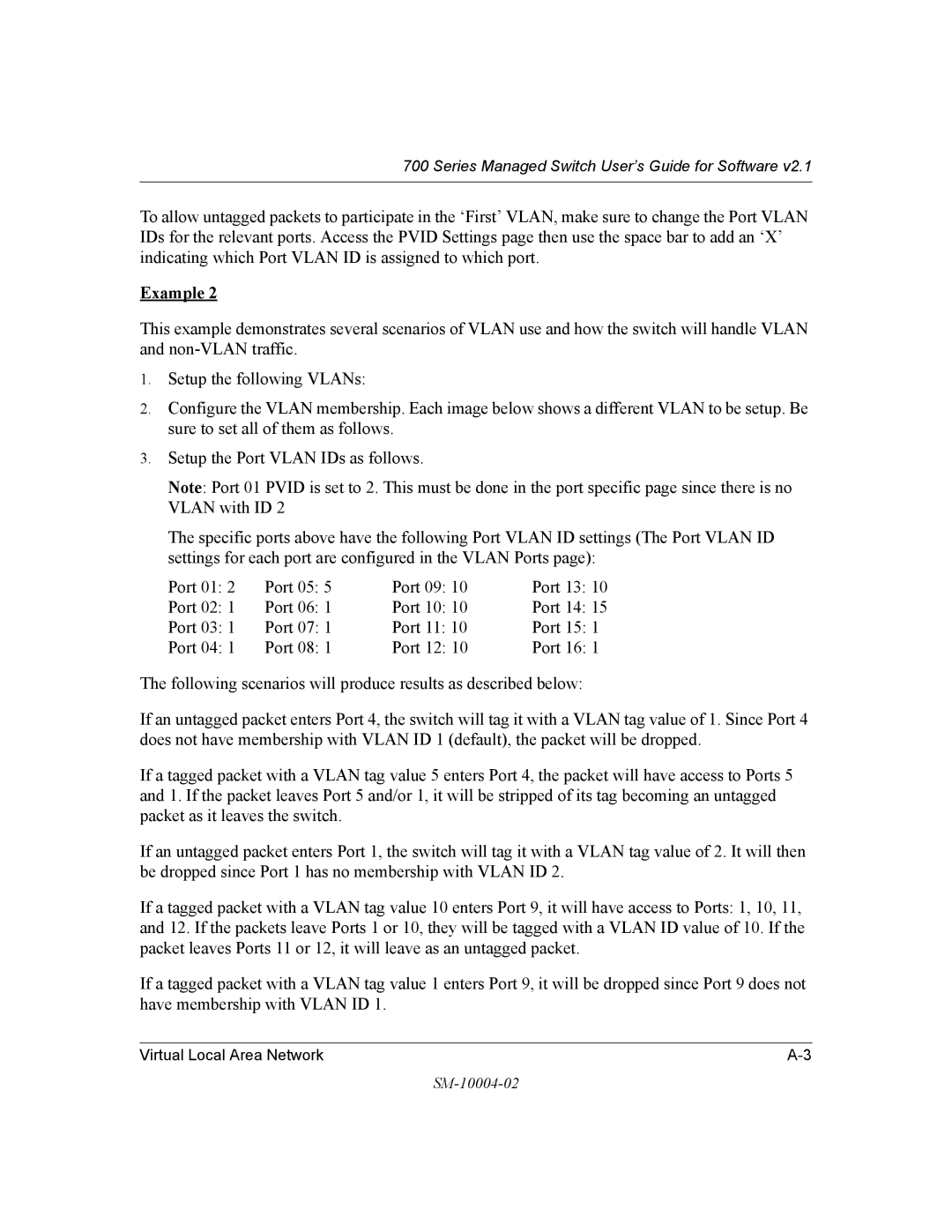 NETGEAR 700 Series manual Example 